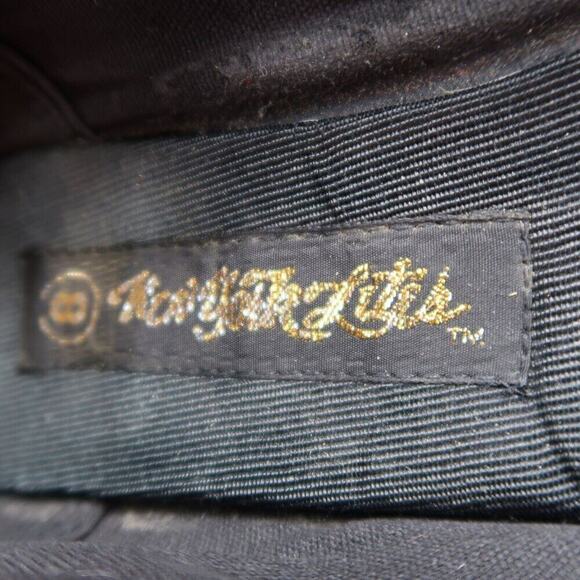 New York Lites Shoes Womens 8 Slippers Velvet Embroidered Horn Holly Black Flats - Picture 16 of 16